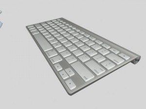 apple wireless keyboard 3D Model