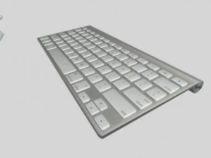 бездротова клавіатура Apple 3D Модель