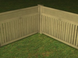 wooden fence 3D Model