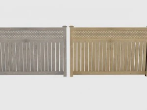 wooden fence 3D Model