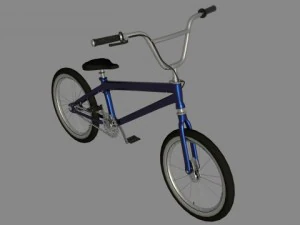bmx blue 3D Model