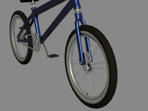 bmx blue 3D Model