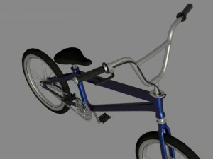 bmx blue 3D Model