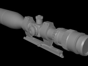 sniper scope 3D Model