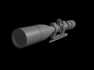 sniper scope Model 3D