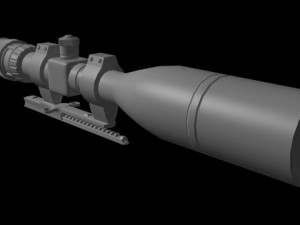sniper scope Model 3D