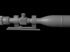 sniper scope Model 3D