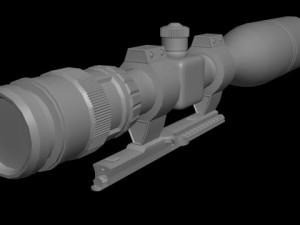sniper scope Model 3D