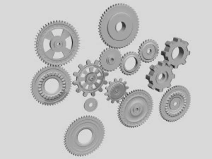 mecanismo de engranajes Modelo 3D