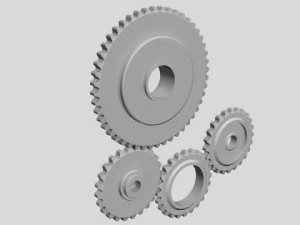 cogs merchanism 3D Model