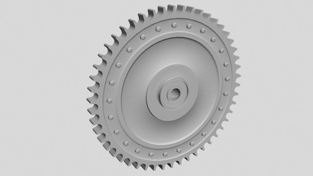 cogs merchanism 3D Model in Parts 3DExport