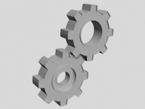 cogs merchanism Model 3D