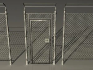 wired fence 3D Model