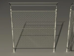 wired fence 3D Model