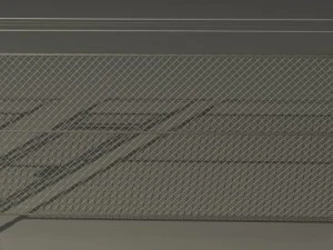 wired fence 3D Model