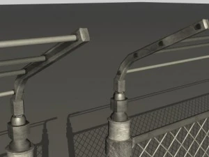wired fence 3D Model