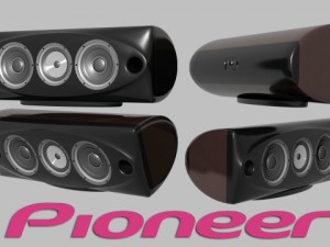 pioneer s7exw 3way centre speaker 3D Model