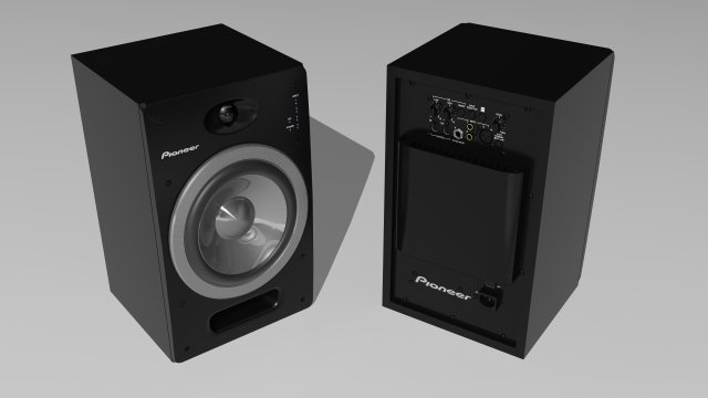 pioneer sdj05 speaker Modelo 3D .c4d .max .obj .3ds .fbx .stl .blend 
