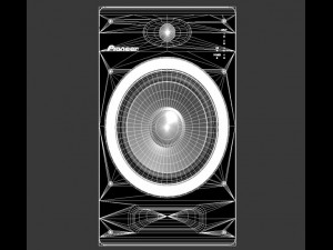 pioneer sdj05 speaker Modelo 3D