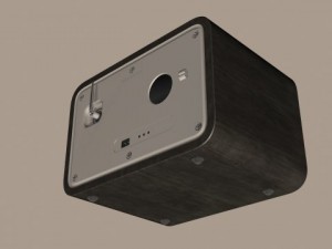 crosley solo table radio fm am aux 3D Модель