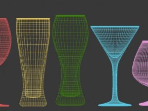 glass pack collection 01 3D Model