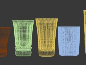glass pack collection 03 Modèle 3D