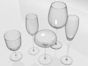 glass pack collection 04 3D-Modell