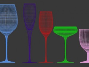 glass pack collection 04 3D-Modell