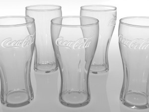 coca cola glass classic 3D 模型