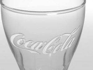 coca cola glass classic Model 3D
