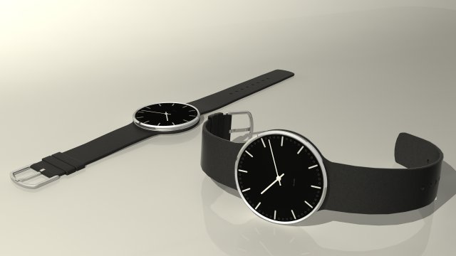 arne jacobsen roman arm watch 3D-Modell .c4d .max .obj .3ds .fbx .stl .blend 