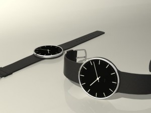 arne jacobsen roman arm watch 3D Model