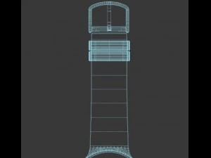 arne jacobsen roman arm watch 3D Model