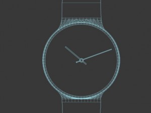 arne jacobsen roman arm watch 3D-Modell