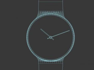 arne jacobsen roman arm watch 3D Model