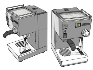 espressomachine 3D Model