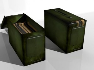 ammo box very detailed 3D Model