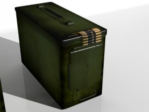 ammo box very detailed 3D Модель