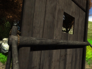 wooden barricade 3D Модель