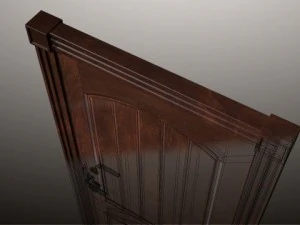 wood door 04 3D Model