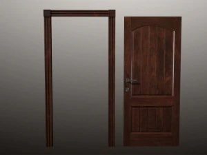 wood door 04 3D Model