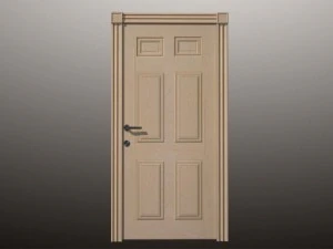 wood door 02 3D Model
