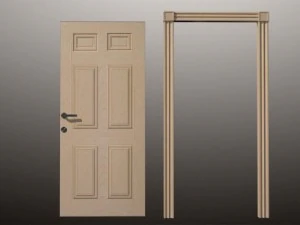 wood door 02 3D Model