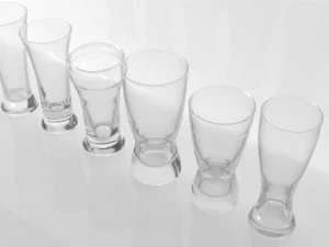 cole&ccedil;&atilde;o de embalagens de vidro 06 Modelo 3D