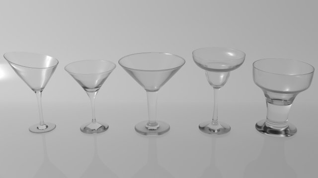 glass pack collection 08 Modèle 3D .c4d .max .obj .3ds .fbx .stl .blend 