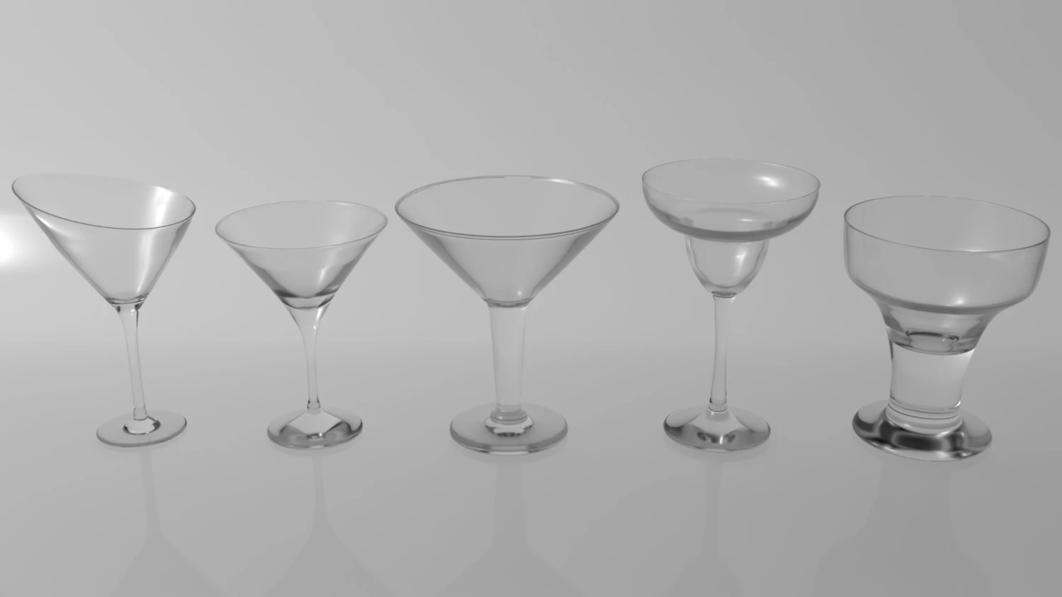 glass pack collection 08 3D Model .c4d .max .obj .3ds .fbx .stl .blend 