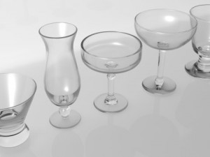 glass pack collection 10 3D Модель