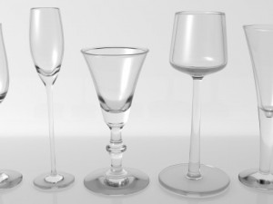 glass pack collection 11 3D Model