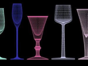 glass pack collection 11 3D Model