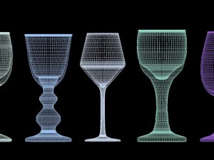 glass pack collection 12 3D Model